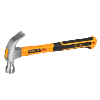 Picture of WELLOO 8oz Claw Hammer For Multifunctional Usage CHM2208 🛠️🔨 (Yellow)