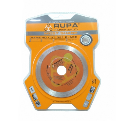 Picture of 💎 RUPA 4" / 105mm Round Type Premium Diamond Cut-Off Blade (Yellow)