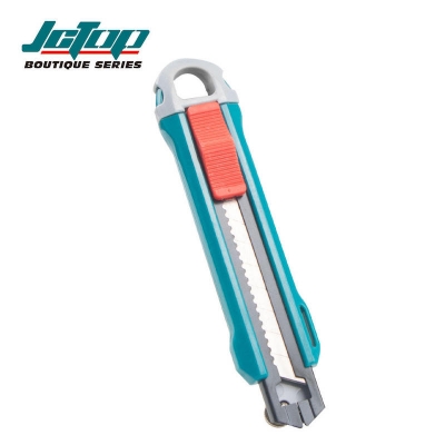 Picture of 🔪 JCTOP 18mm Cutter – Snap Off Blade Retractable Utility Knife (EQ4012) (Green)