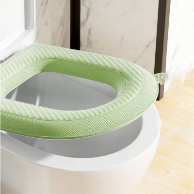 Picture of Toilet Mat Paste Seat Cover Universal Waterproof Four Seasons Household Cushion Wash Toilet Cover-Bathroom Commode Seat Comfortable Durable Thickness Washable