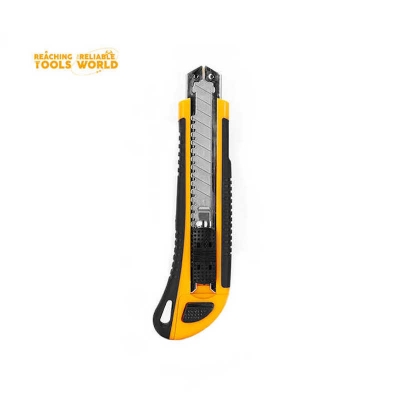 Picture of 🛠️ DINGQI Widely Used Superior Quality Utility NT Blades Cutter (Foldable) With 5Pcs Extra Blades – 63103 (Black)