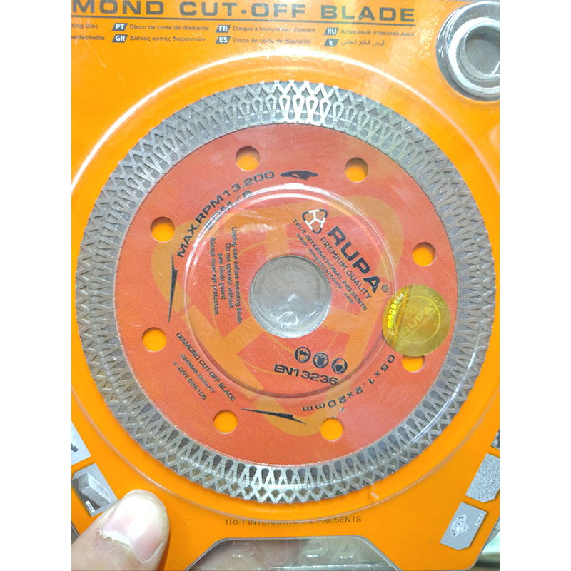 Picture of 💎 RUPA 4" / 105mm Multiple Premium Quality Diamond Cut-Off Blade (Yellow)