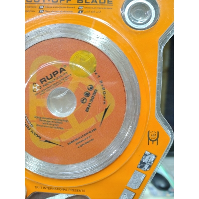 Picture of 💎 RUPA 4" / 105mm Round Type Premium Diamond Cut-Off Blade (Yellow)