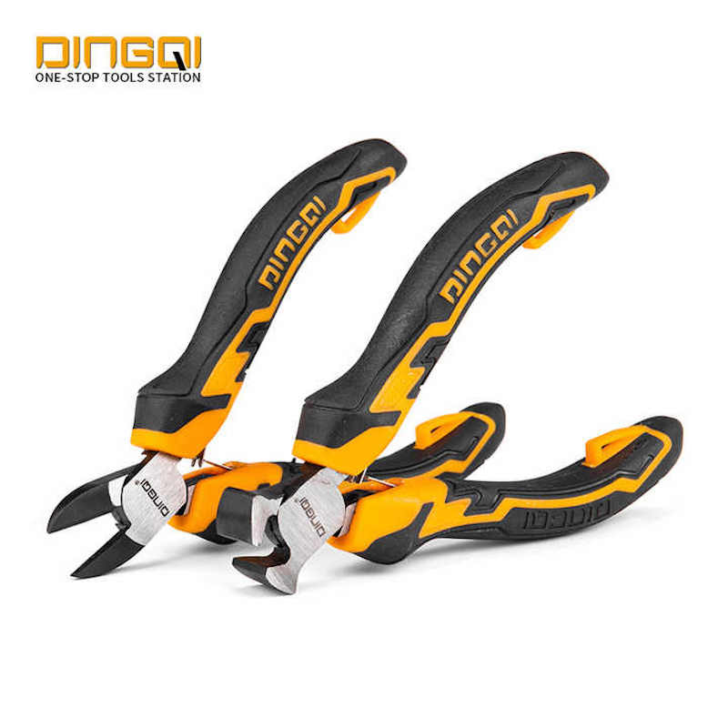 Picture of DINGQI 4 Pcs Hand Tools Grip Handle Stainless Steel Mini Pliers Set-23002 (Black)