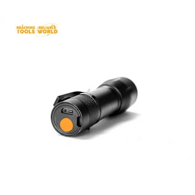 Picture of DINGQI LED Mini Tactical Flashlight Android Interface Rechargeable Mini Flashlight-RA03001 (Black)