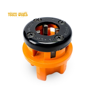 Picture of DINGQI 1/2" PIPE THREADING & PVC CUTTER, RATCHET DIE STOCKS-136001 (Orange)