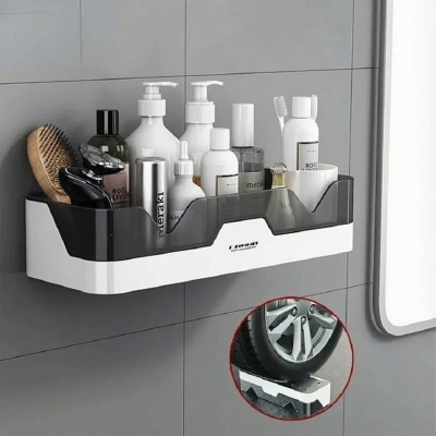 Picture of Wall Mount Bathroom Shelf Organizer