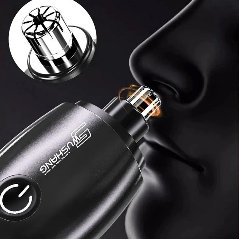 Picture of Portable Electric Nose & Ear Hair Trimmer Rechargeable & Painless Nose clipper for Men & Women