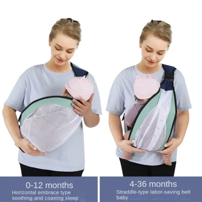 Picture of Newborn Baby Holding Carrier Bag