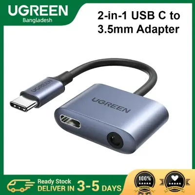 Picture of UGREEN CM231 (60164) 2-in-1 USB C to 3.5mm Adapter