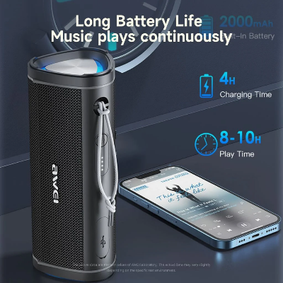 Picture of Awei Y331 Portable Bluetooth 5.0 Speaker ( six Month Warrenty )