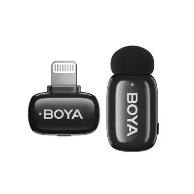Picture of BOYA mini-16 The World's Tiniest Wireless Microphone (1RX, 1TX) for IOS Device's
