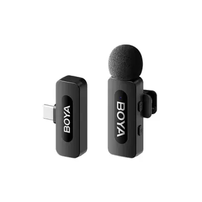 Picture of BOYA BY-V10 2.0 2.4GHz Wireless Microphone(1+1 for Type-C) for Type C Device's