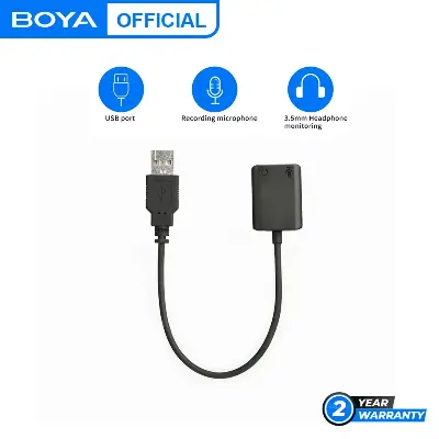 Picture of BOYA BY-EA2L USB Sound Adapter