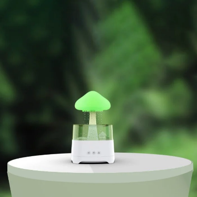 Picture of 5 IN 1 Bluetooth Speaker Rain Cloud Humidifier, switchable 7 colors, 450ml capacity super quiet, intelligent anti-dry function