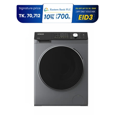Picture of Hitachi 9 KG Front Load Washing Machine (BD-904HVOS-W)