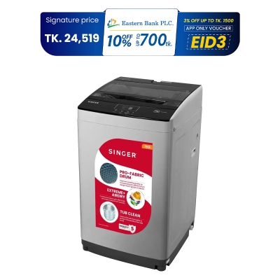 Picture of Singer 7 KG Top Load Washing Machine (S100ATL70ISMJS1)