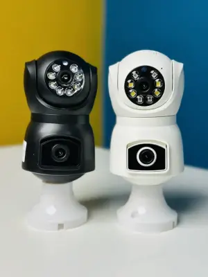 Picture of V380 E9 Dual Lens Bulb PTZ IP Camera.