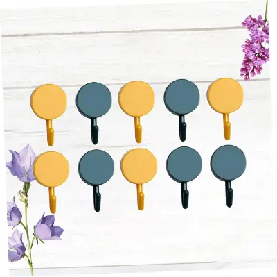 Picture of 20 pcs Wall Hanging Hooks, Punch Free Hook for kitchen, bedroom or any tipe of accessories