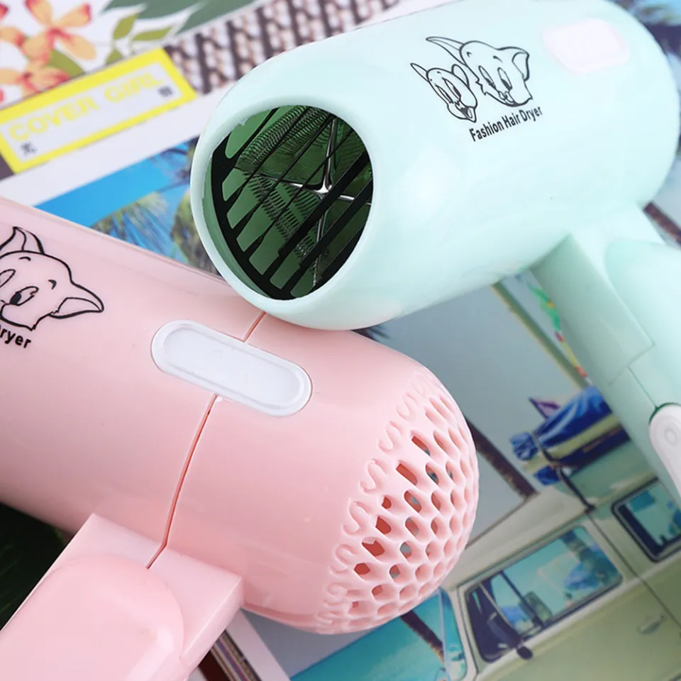 Picture of 2024 Cartoon Fashion Hair Dryer for Children/Students/Dormitories/Travel Portable Foldable 2-speed Home Hair Dryer