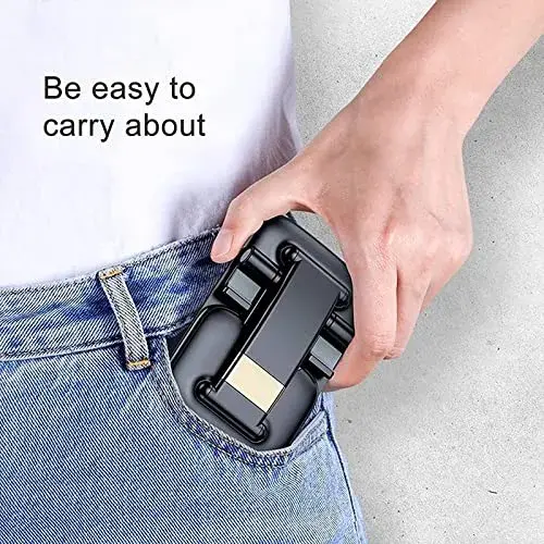 Picture of Adjustable and Foldable Desktop Mobile Phone Stand for Phone Comfortable with All Mobile for Desk, Bed, Table, Office, Video Recording, Home and Online Classes