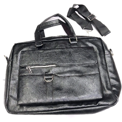 Picture of Amsburg Laptop Leather Bag(Black)