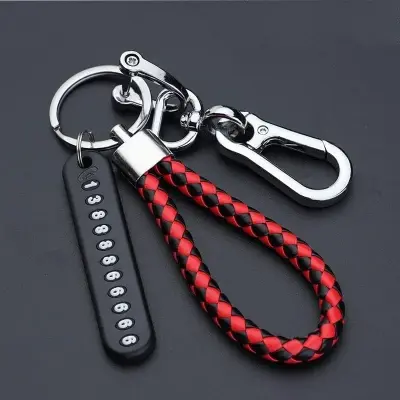 Picture of Anti-lost keychain with Mobile Number for Bicycle Car Auto Motor Cycle Key Ring Gift
