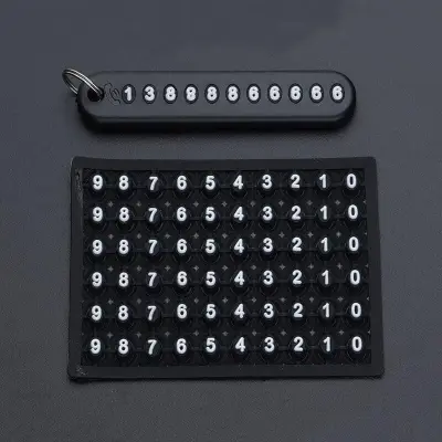 Picture of Anti-lost keychain with Mobile Number for Bicycle Car Auto Motor Cycle Key Ring Gift