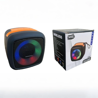 Picture of 911 Wireless Portable Mini Speaker with Bluetooth FM Radio TF Memory Card Reader and USB Pen Drive