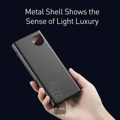 Picture of Baseus Adaman 20000mAh 22.5W Metal Power Bank with Digital Display – Black
