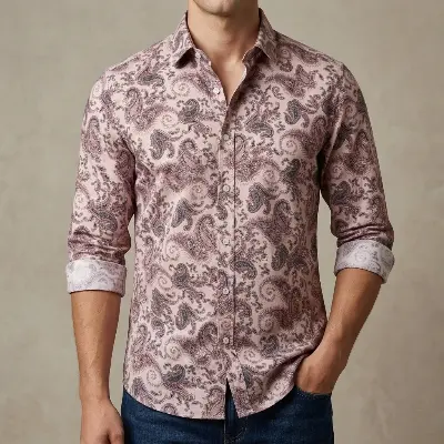 Picture of Pure Cotton full Sleeve Shirt for Men's