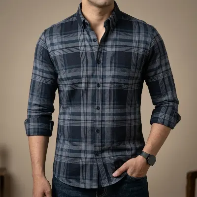 Picture of Pure Cotton full Sleeve Shirt for Men's