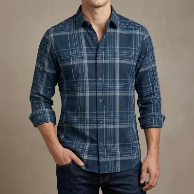 Picture of Pure Cotton full Sleeve Shirt for Men's