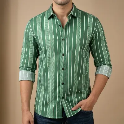 Picture of Pure Cotton full Sleeve Shirt for Men's