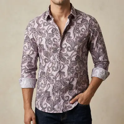 Picture of Pure Cotton full Sleeve Shirt for Men's