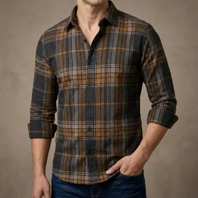 Picture of Pure Cotton full Sleeve Shirt for Men's