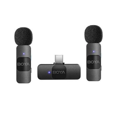Picture of BOYA BY-V20 2.0 2.4GHz Wireless Microphone(1+2 for Type-C) for Type C Device's