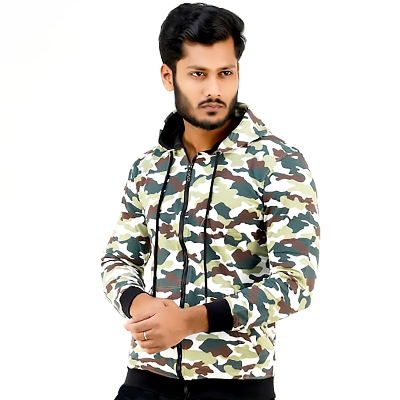 Picture of Men's Winter Only Hoodie-Camo cargo
