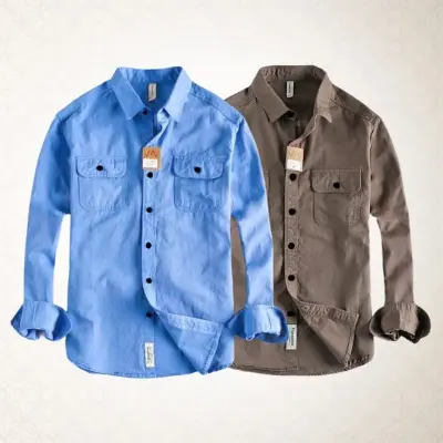 Picture of High Thickness Double Pocket Shirt (2PIS COMBO)