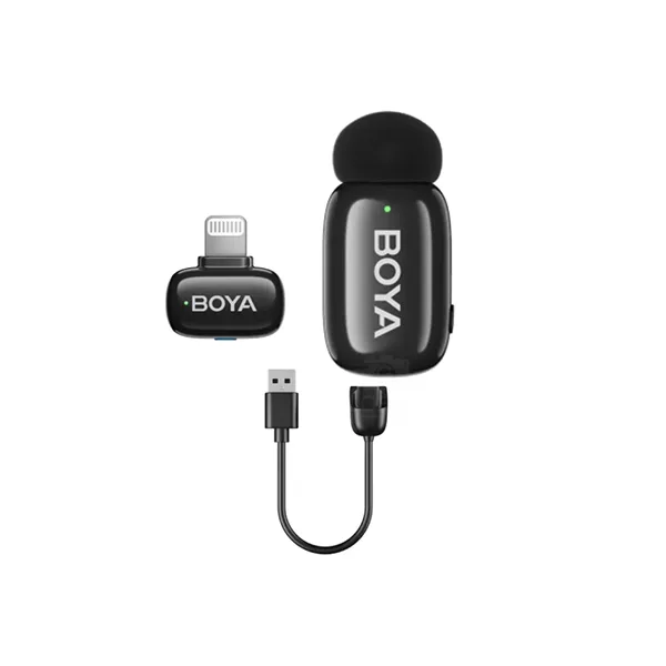 Picture of BOYA mini-16 The World's Tiniest Wireless Microphone (1RX, 1TX) for IOS Device's
