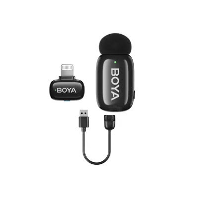 Picture of BOYA mini-16 The World's Tiniest Wireless Microphone (1RX, 1TX) for IOS Device's