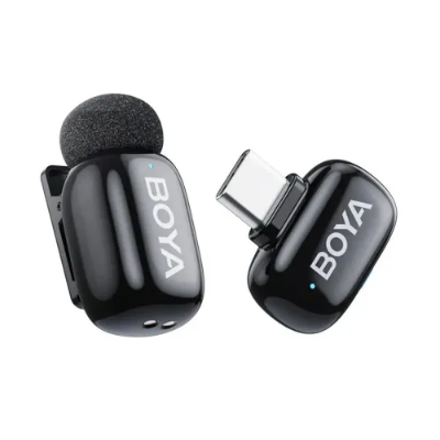 Picture of BOYA mini-17 The World's Tiniest Wireless Microphone (1RX, 1TX) for Type C Device's