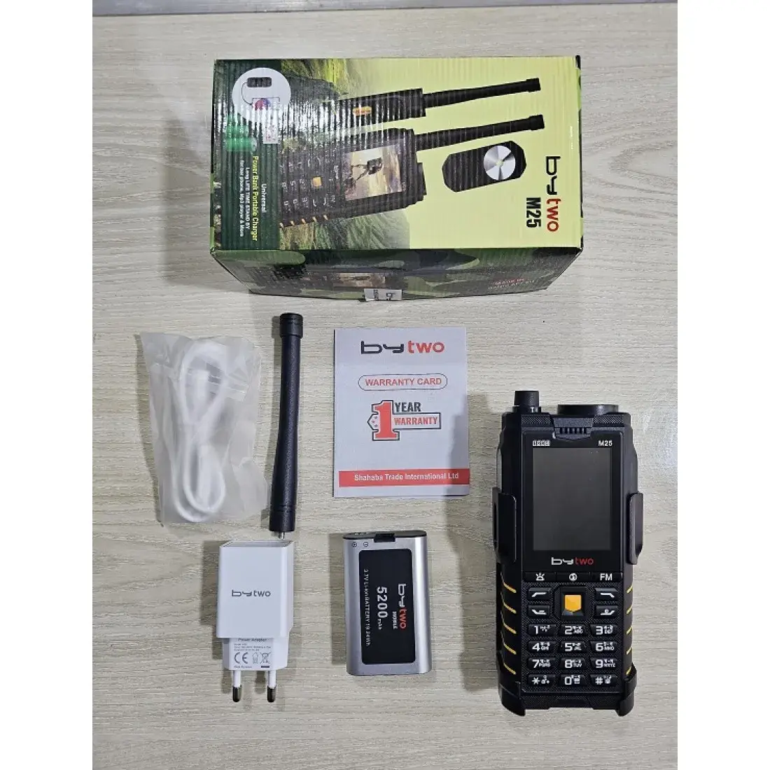 Picture of Bytwo M25 Antina Power Bank Phone Four Sim Slot 5200mAh | Bytwo M25 Power Bank