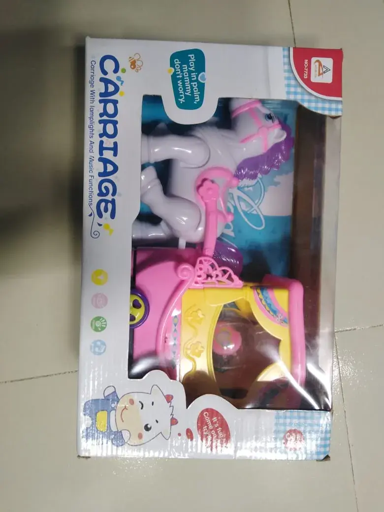 Picture of CARRIAGE Battery Operated Toy Carriage Set - tomtom_horsecar_3