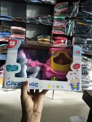 Picture of CARRIAGE Battery Operated Toy Carriage Set - tomtom_horsecar_3