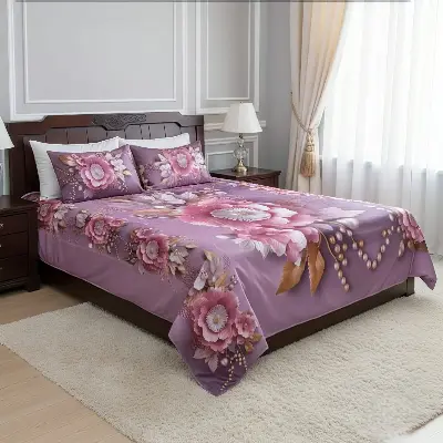 Picture of China Premium 3D Design Bed Sheet