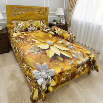 Picture of China Premium 3D Design Bed Sheet