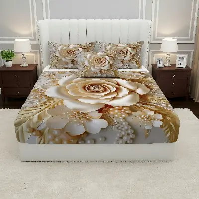 Picture of China Premium 3D Design Bed Sheet