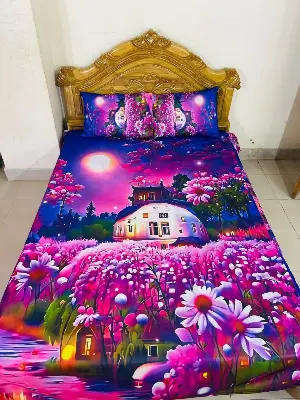 Picture of China Premium 3D Design Bed Sheet