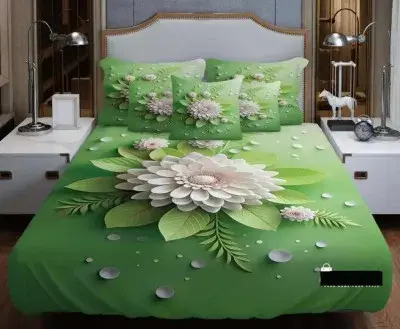 Picture of China Premium 3D Design Bed Sheet